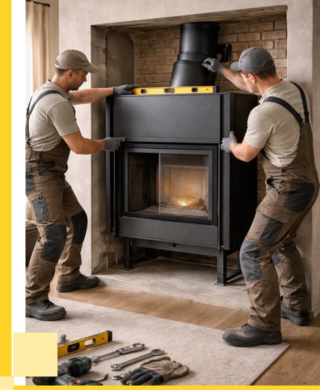 Установка каминных топок в Санкте-Петербурге под ключ от 19130 р. | ЭриданСнк