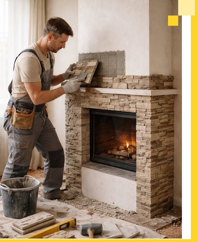 Изготовление и монтаж каминов для дома под ключ в Санкте-Петербурге