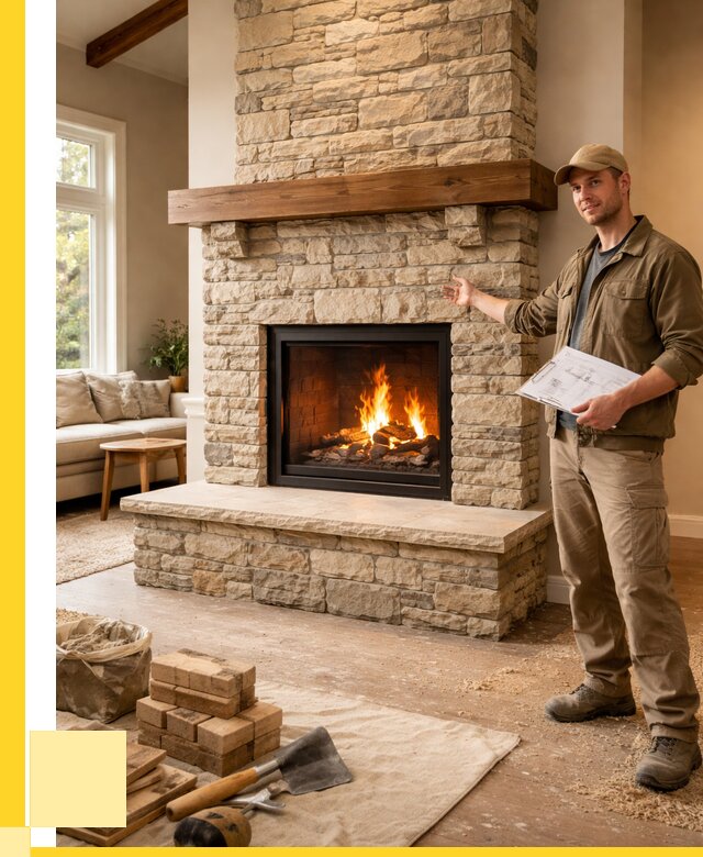 Камины под ключ в Санкте-Петербурге от 191304 р. | ЭриданСнк — установка