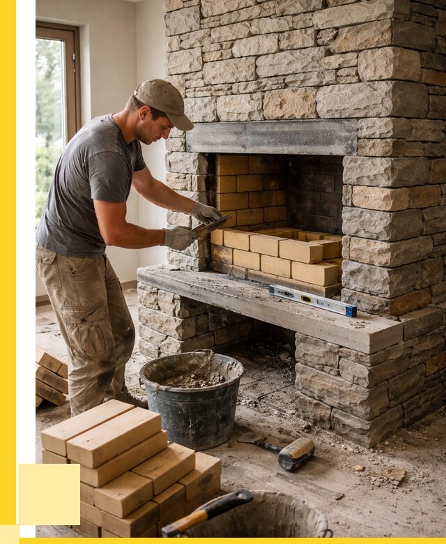 Кладка каминов и камина в Санкте-Петербурге от 26570 р. ЭриданСнк