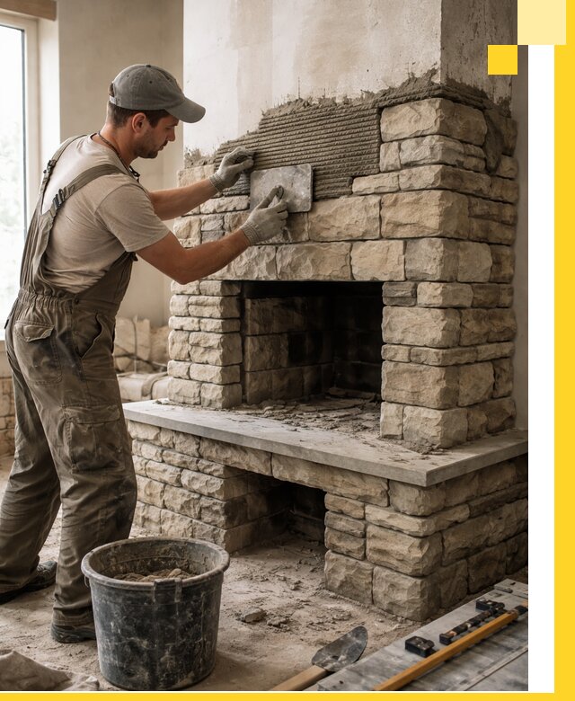 Строительство каминов под ключ в Санкте-Петербурге от проектирования до монтажа