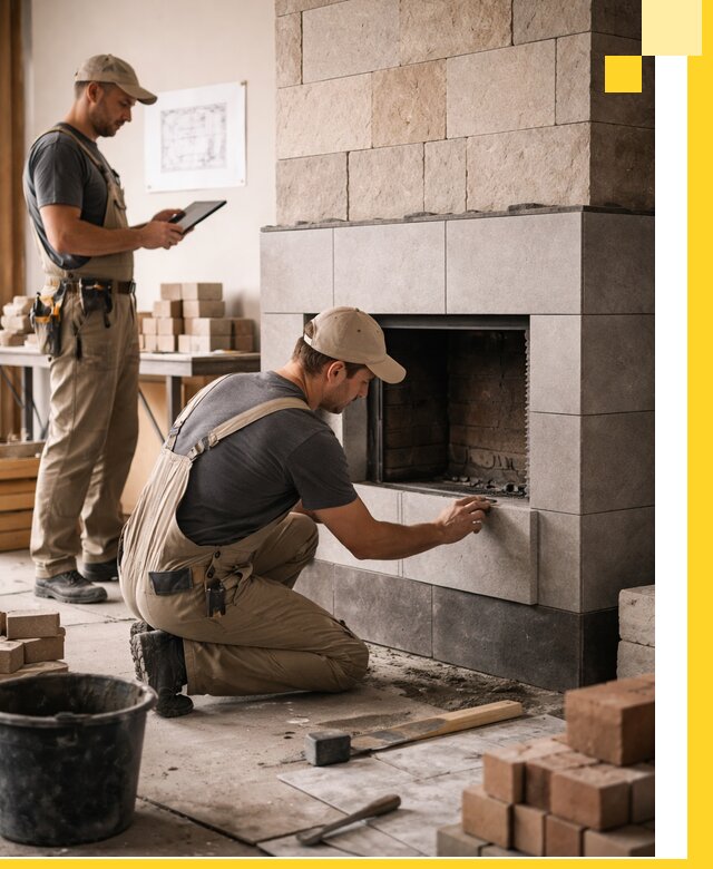 Индивидуальные проекты каминов и каминных систем в Санкте-Петербурге