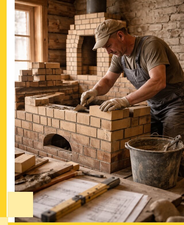 Кладка печей из кирпича в Санкте-Петербурге цены от 31884 р. - ЭриданСнк