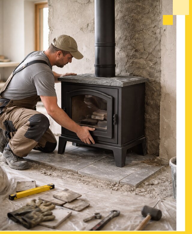 Профессиональный монтаж печей и каминов в Санкте-Петербурге под ключ