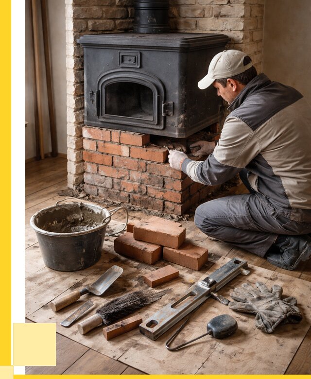 Ремонт печей в Санкте-Петербурге от 12754 р., услуги печника ЭриданСнк