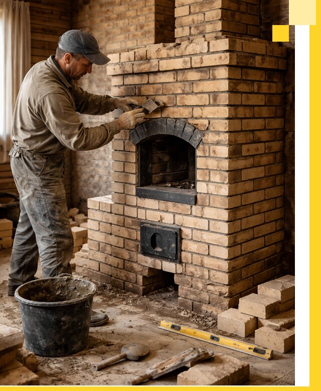 Кирпичные печи под ключ в Санкте-Петербурге: проектирование и кладка