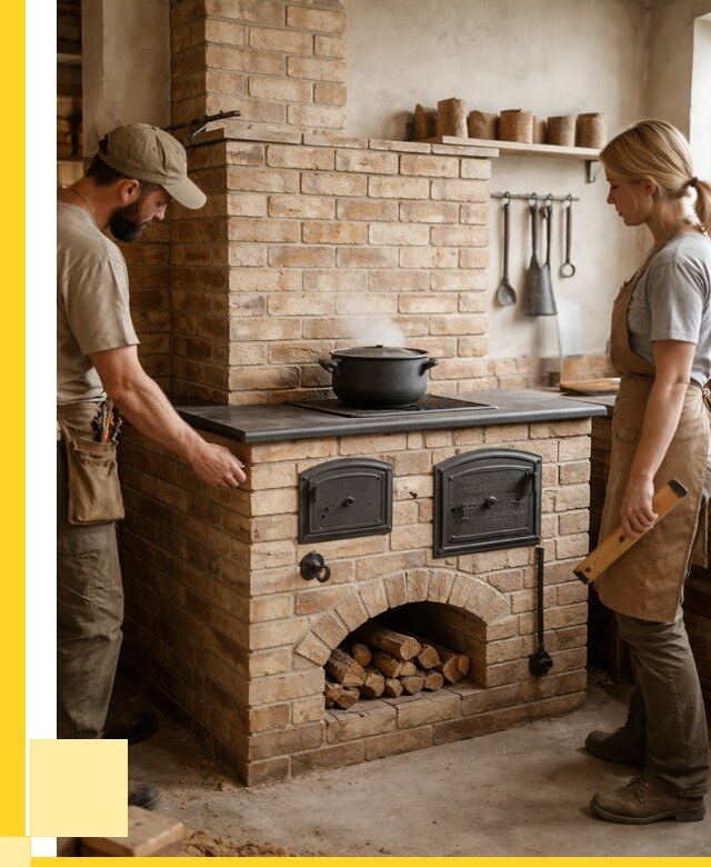 Варочно отопительные печи в Санкте-Петербурге от 95652 р. | ЭриданСнк