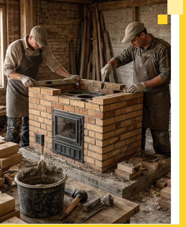 Изготовление и установка варочных печей под ключ в Санкте-Петербурге