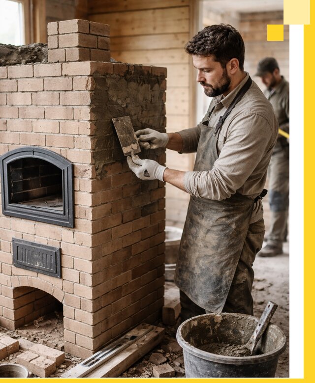 Изготовление и установка печей-шведок под ключ в Санкте-Петербурге