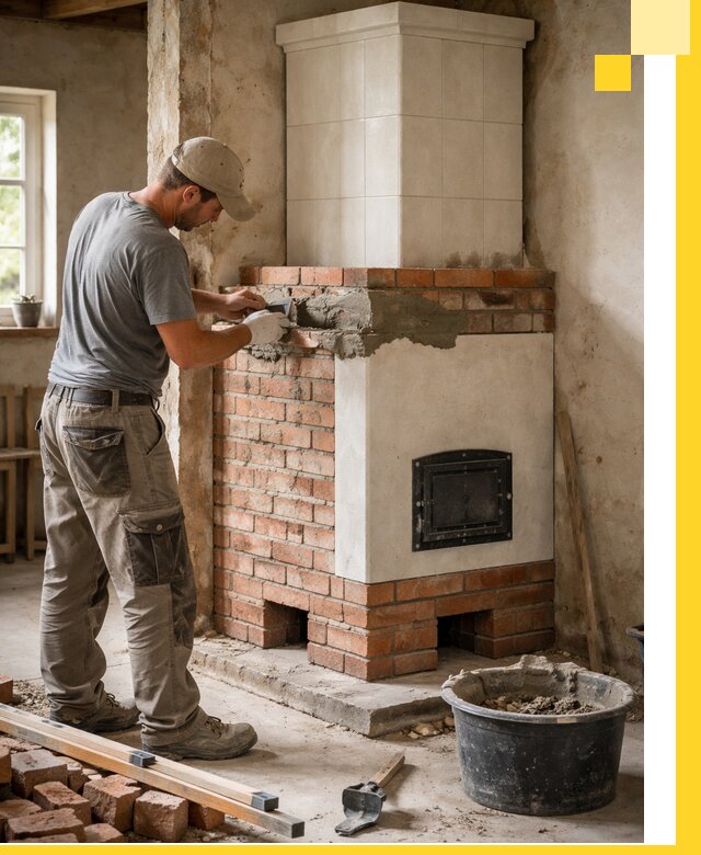 Изготовление и установка печей-голландок под ключ в Санкте-Петербурге