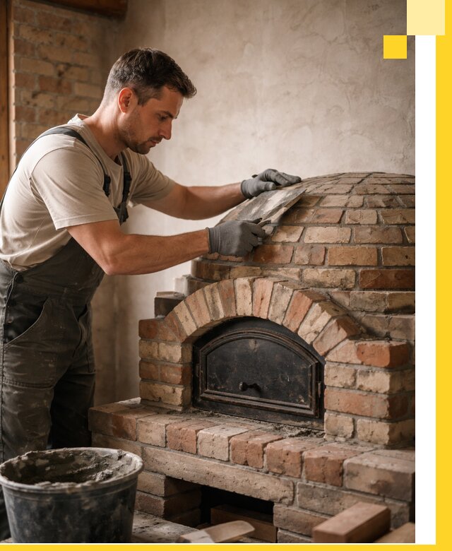 Изготовление и монтаж помпейских печей на заказ в Санкте-Петербурге