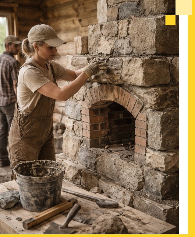 Каменные печи на заказ и монтаж в Санкте-Петербурге, долговечные решения