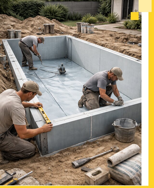 Профессиональный монтаж бассейнов под ключ в Санкте-Петербурге с гарантией