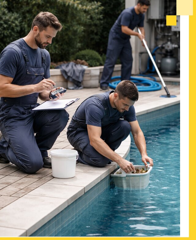 Профессиональное обслуживание бассейнов в Санкте-Петербурге под ключ