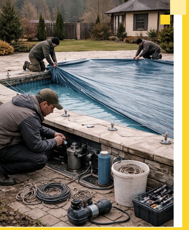 Консервация бассейнов в Санкте-Петербурге: подготовка к длительному хранению