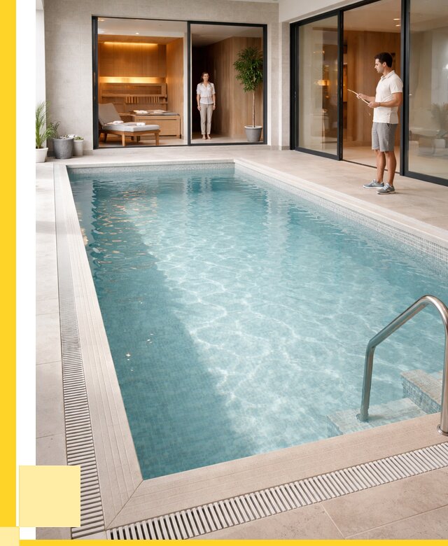 Отделка бассейна пленкой ПВХ в Санкте-Петербурге от 3720 р. - ЭриданСнк