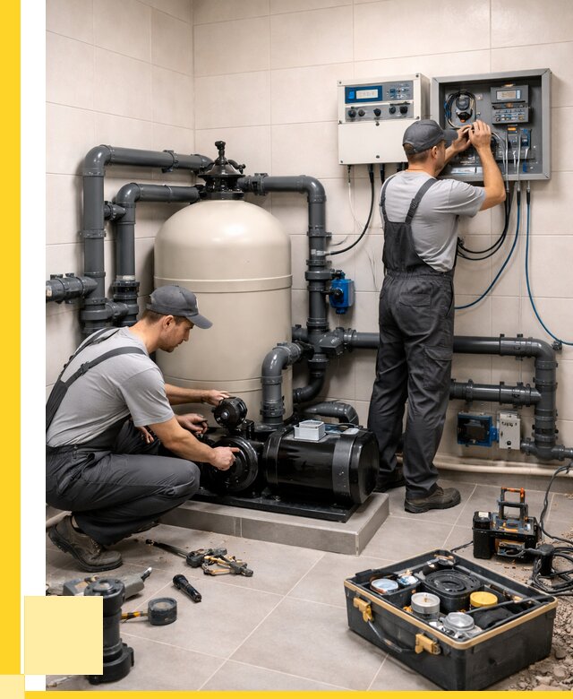 Монтаж оборудования для бассейнов в Санкте-Петербурге от 42512 р. | ЭриданСнк