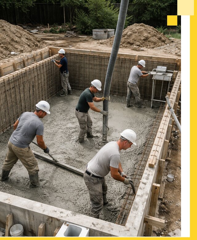 Строительство бетонных бассейнов под ключ в Санкте-Петербурге