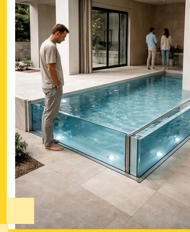 Стеклянные бассейны в Санкте-Петербурге от 1275360 р. | ЭриданСнк — мозаика