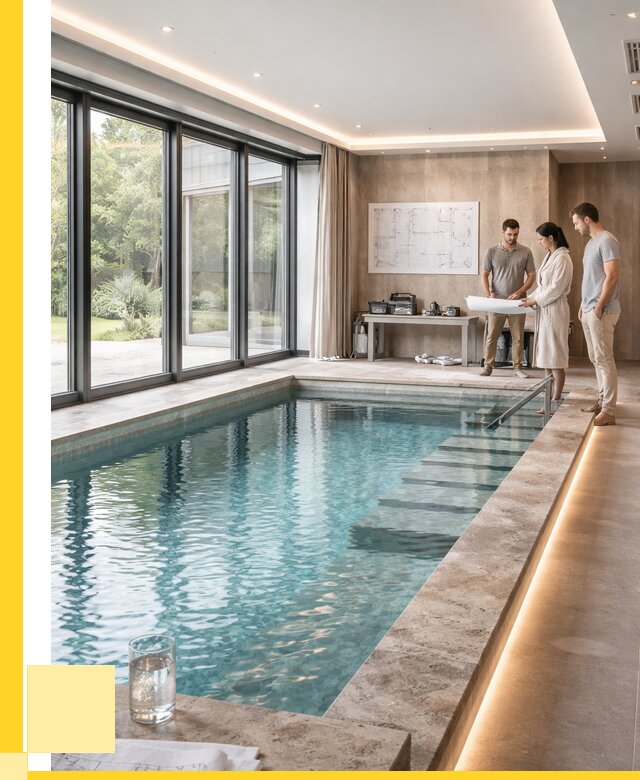 Закрытые бассейны под ключ в Санкте-Петербурге от 2657000 р. | ЭриданСнк