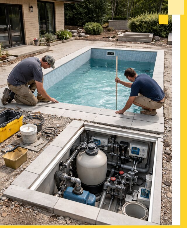 Строительство качественных домашних бассейнов под ключ в Санкте-Петербурге