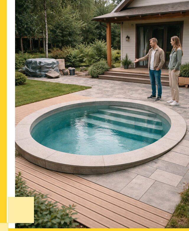 Бассейн на даче под ключ в Санкте-Петербурге от 212560 р., ЭриданСнк