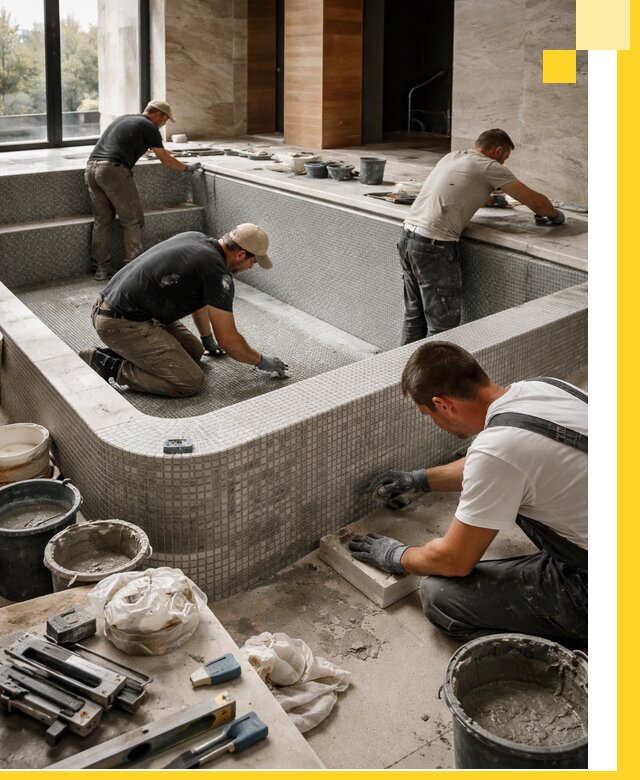 Строительство и установка СПА бассейнов под ключ в Санкте-Петербурге