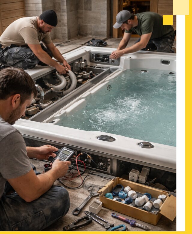 Гидромассажные бассейны под ключ в Санкте-Петербурге, дизайн и монтаж