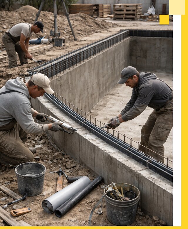 Качественный монтаж чаши бассейна в Санкте-Петербурге под ключ с гарантией