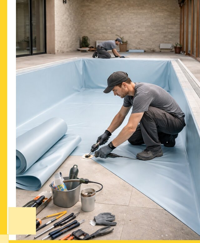 Пленка ПВХ для бассейнов в Санкте-Петербурге от 2657 р. | ЭриданСнк