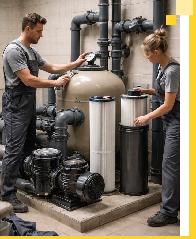 Фильтры и системы фильтрации для бассейнов в Санкте-Петербурге