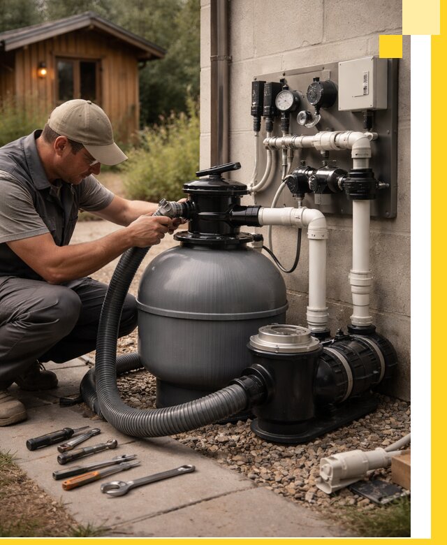 Продажа и монтаж фильтров и насосов для бассейнов в Санкте-Петербурге