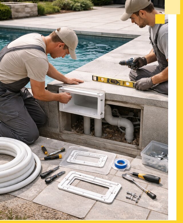 Поставка и установка скиммеров для бассейнов в Санкте-Петербурге