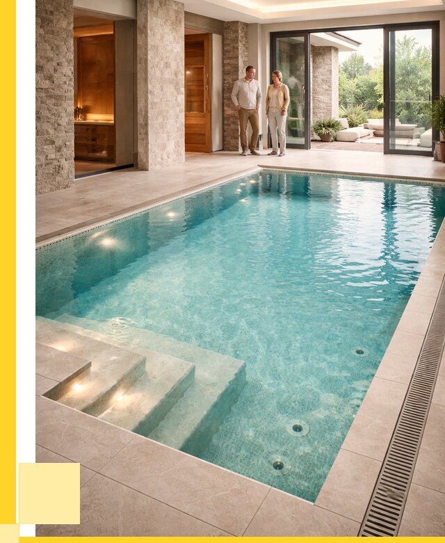 Бассейн во дворе в Санкте-Петербурге: проект, отделка от 1275360 р. | ЭриданСнк