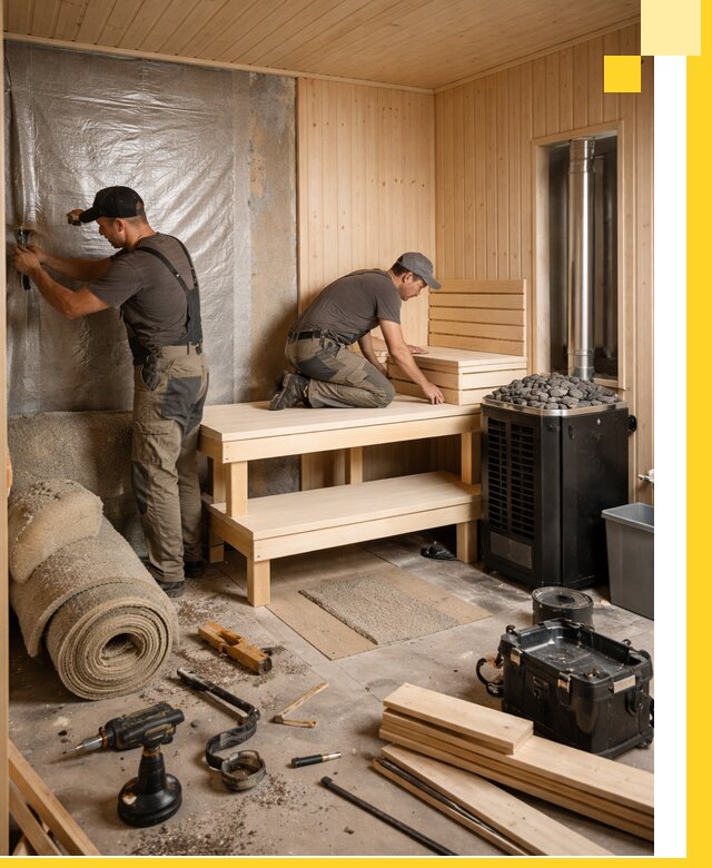 Проекты саун под ключ в Санкте-Петербурге дизайн и строительство