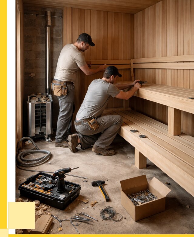Монтаж саун под ключ в Санкте-Петербурге от 127536 р. | ЭриданСнк