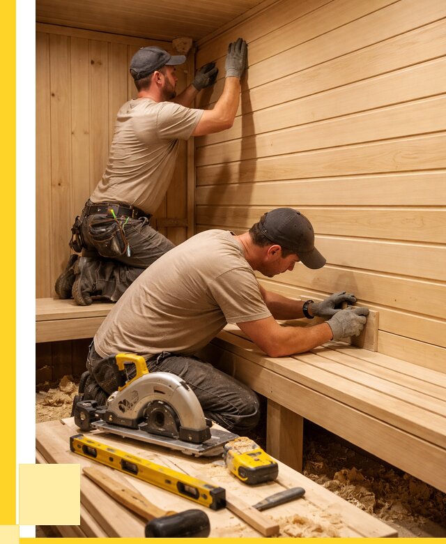 Обшивка саун вагонкой в Санкте-Петербурге от 2657 р. | ЭриданСнк