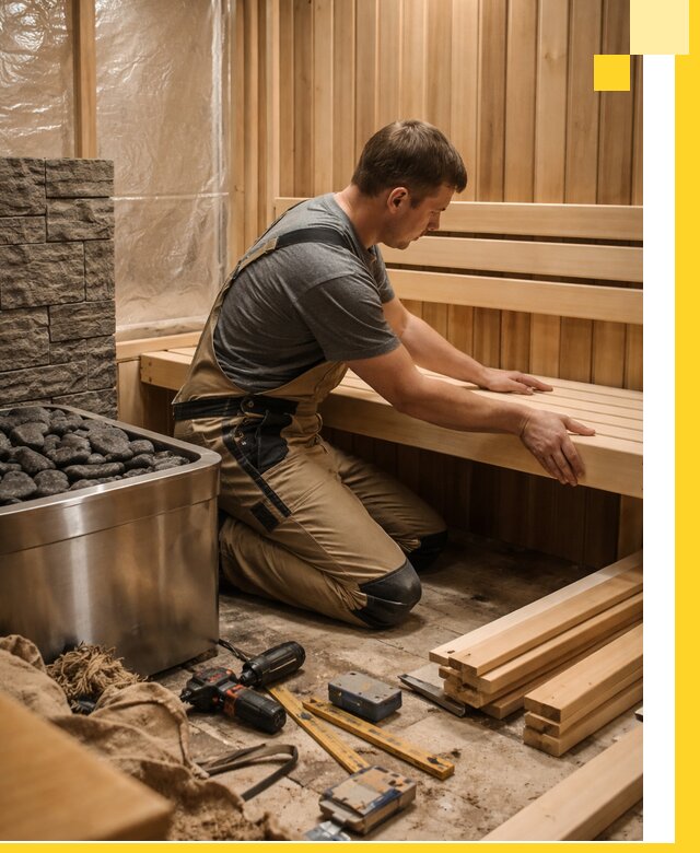 Сауны для дома под ключ с проектированием и монтажом в Санкте-Петербурге