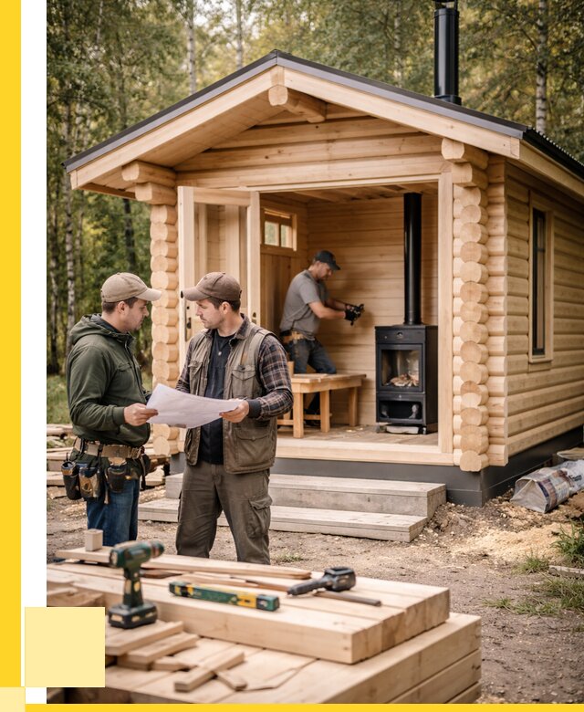 Монтаж бань под ключ в Санкте-Петербурге — от 212560 р. | ЭриданСнк