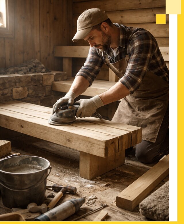 Ремонт бань под ключ в Санкте-Петербурге с гарантией качества и сроков