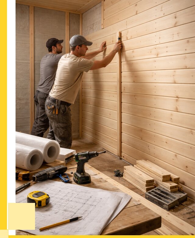 Обшивка бани вагонкой в Санкте-Петербурге от 1275 р., ЭриданСнк