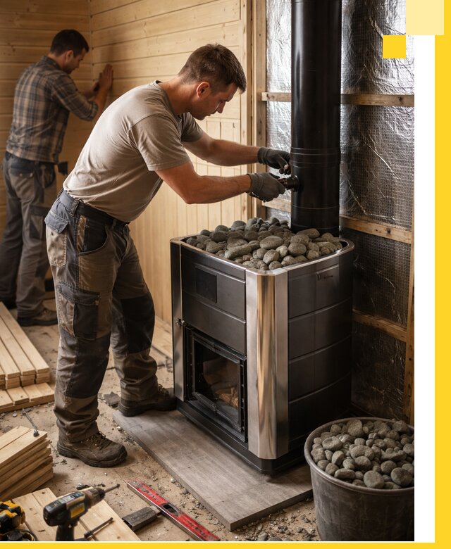 Проектирование и строительство парилок для бани в Санкте-Петербурге под ключ