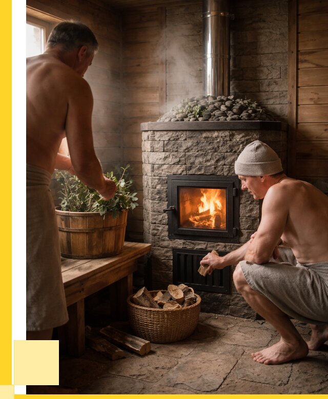 Банные печи под ключ в Санкте-Петербурге от 47826 р. | ЭриданСнк кирпичная