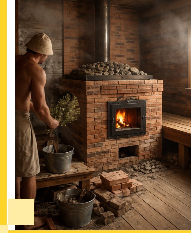 Кирпичные банные печи в Санкте-Петербурге от 95652 р. | ЭриданСнк