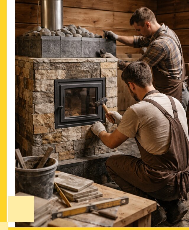 Облицовка банной печи в Санкте-Петербурге от 15942 р. | ЭриданСнк