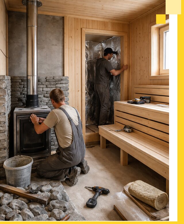 Строительство и изготовление бань под ключ в Санкте-Петербурге