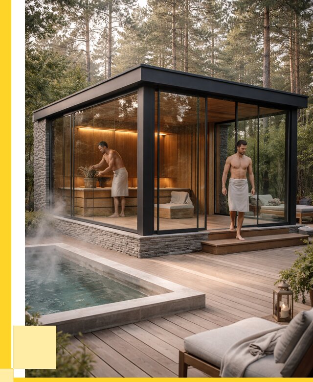 Стеклянные бани и двери в Санкте-Петербурге от 478260 р. | ЭриданСнк