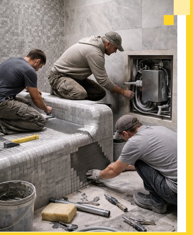 Проекты хамамов под ключ в Санкте-Петербурге и дизайн и строительство