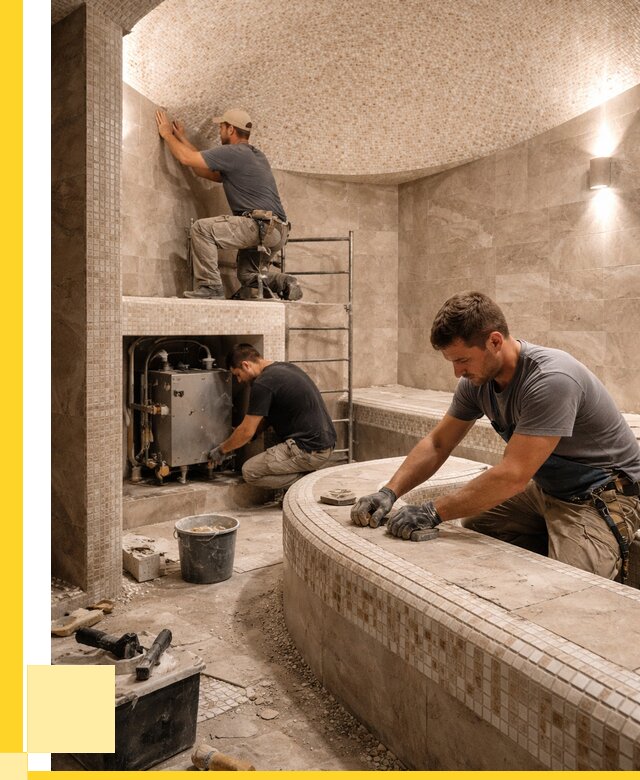 Монтаж хамамов под ключ в Санкте-Петербурге от 265700 р. ЭриданСнк