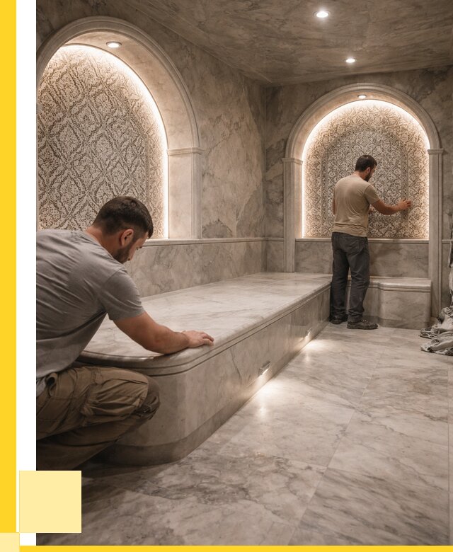 Турецкие бани под ключ в Санкте-Петербурге от 265700 р. | ЭриданСнк